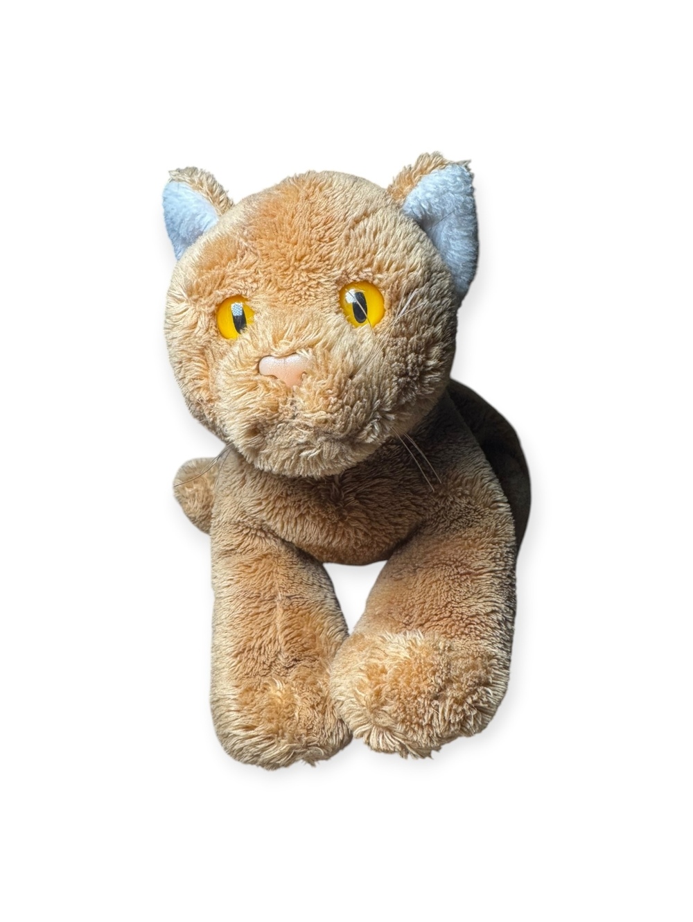 Kids Preferred Stuffed Animal Orange Cat 2001 Vintage 7” Plushie W/ Beans GC